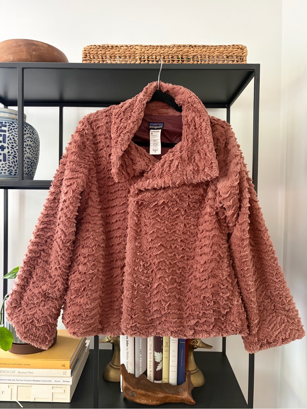 Patagonia Women's Rust Pink Teddy Jacket